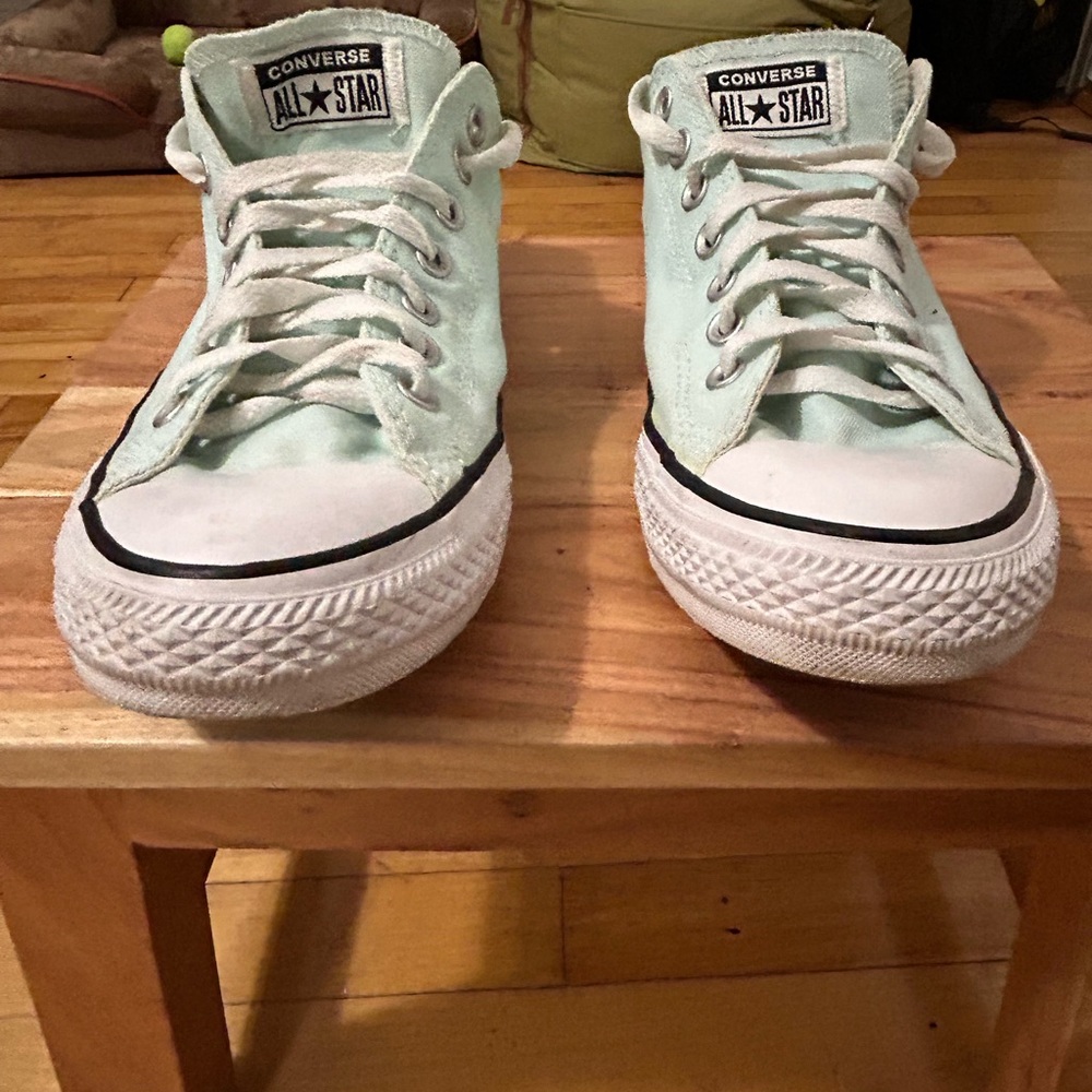 Converse Kids' All Star High-Top Sneakers - Mint Green